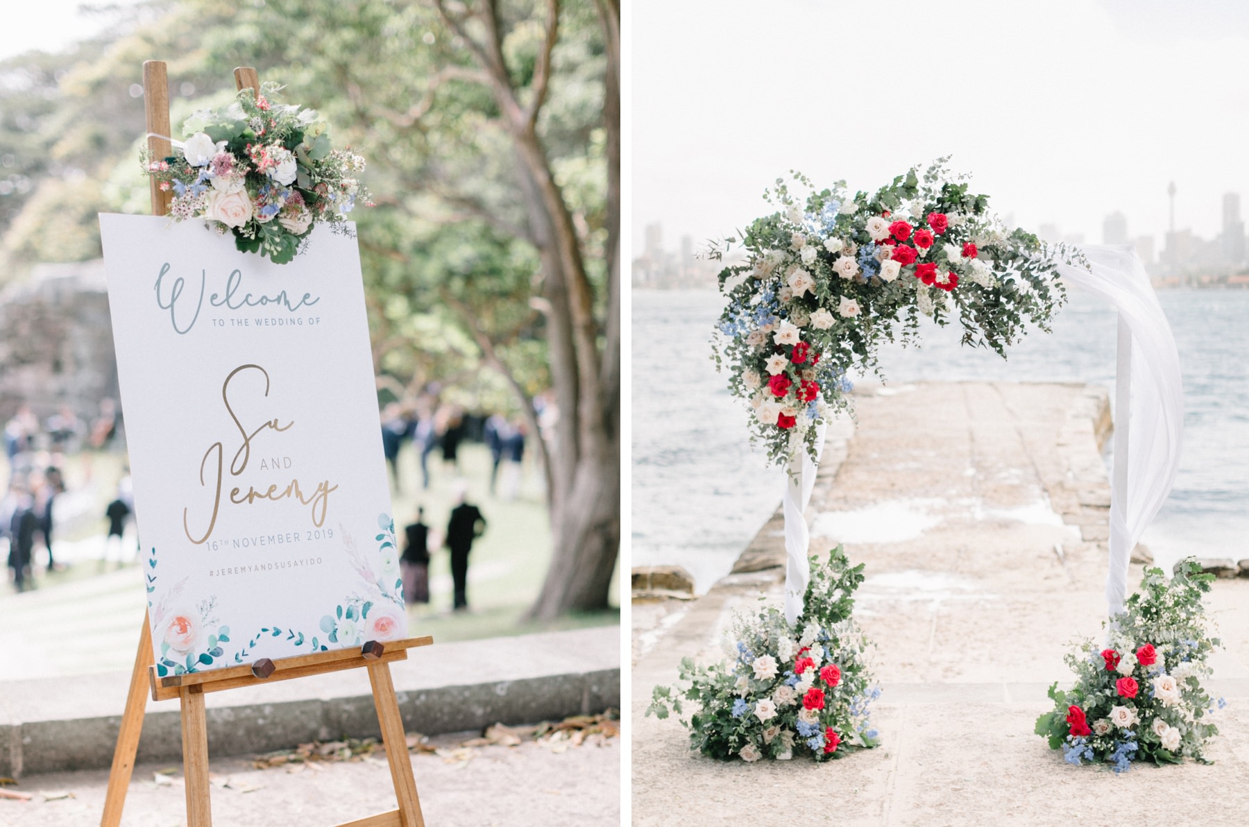 sydney florist wedding arch